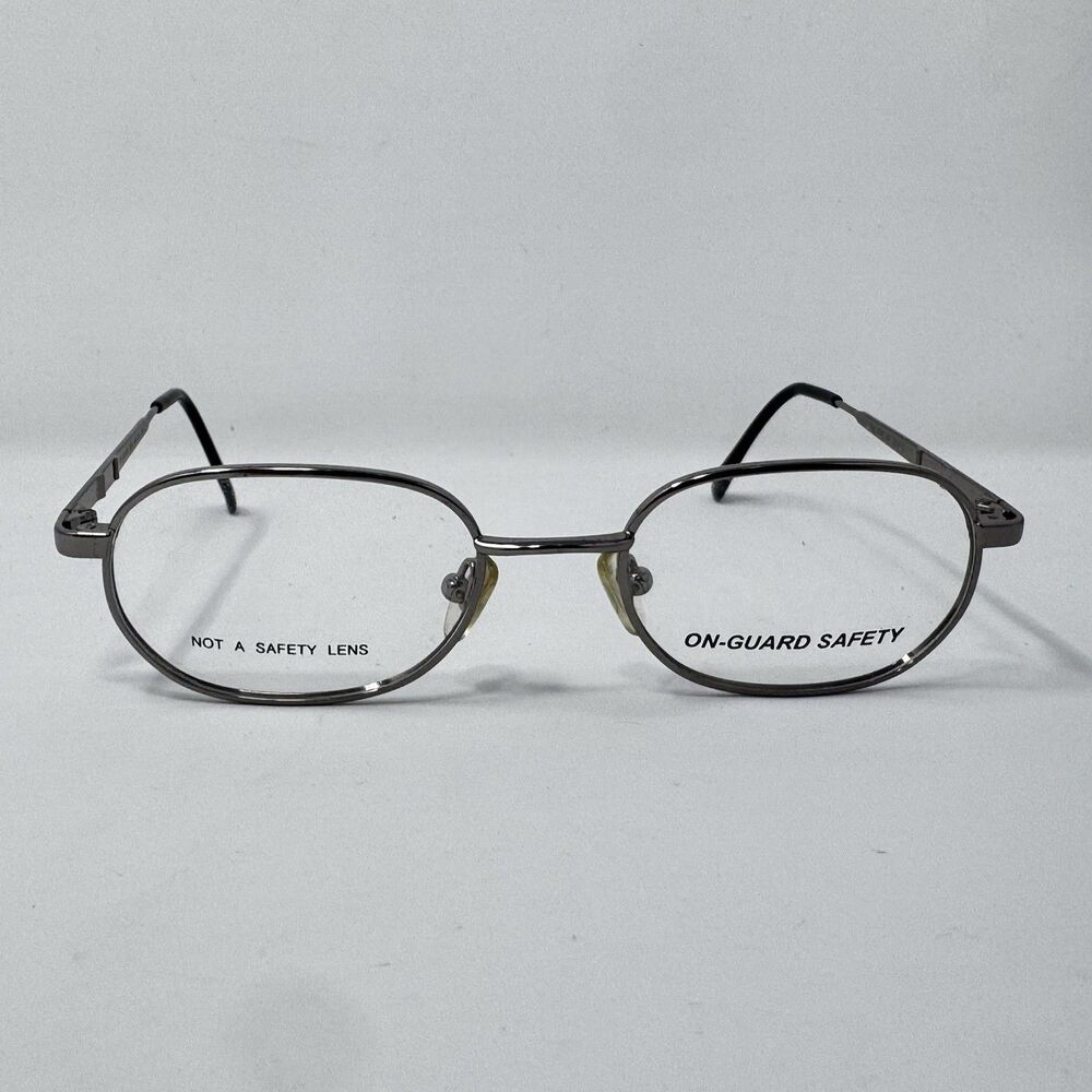 On-Guard OG086 Z87-2 Safety Eyeglass Frames Gunmetal 53-19-140 New Old Stock